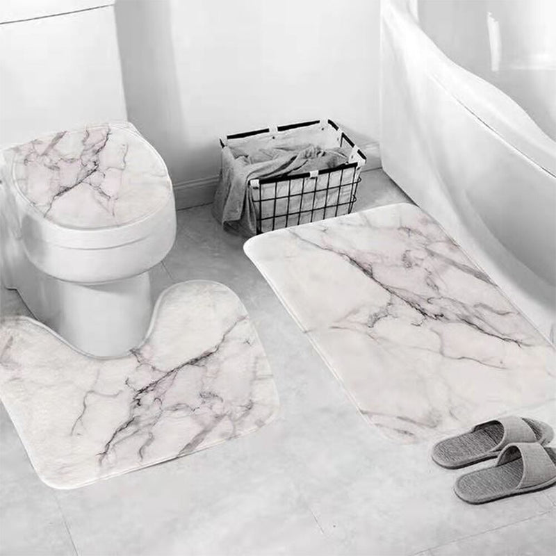 Marble Shower Curtain Set