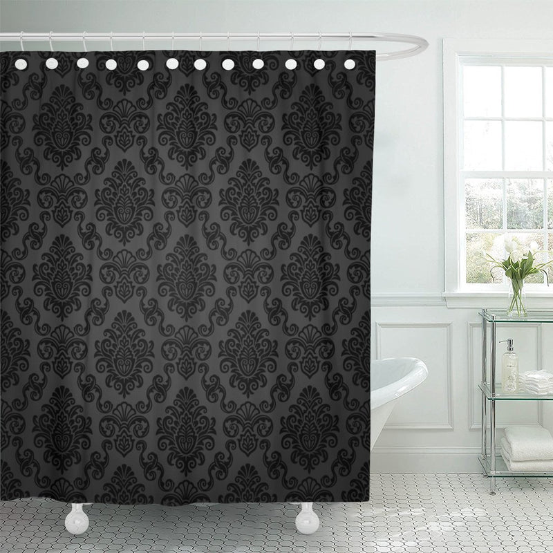 Vintage Carbon Shower Curtain