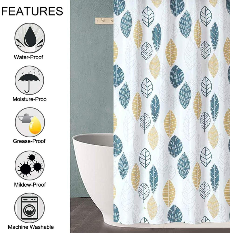 Spring Feather Shower Curtain