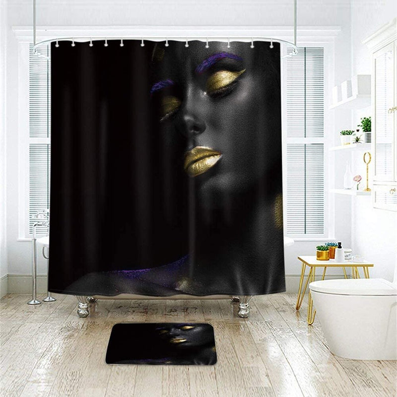 Liberian Girl Shower Curtains