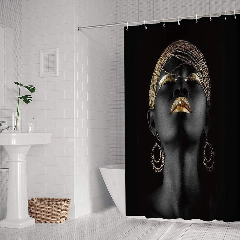 Liberian Girl Shower Curtains