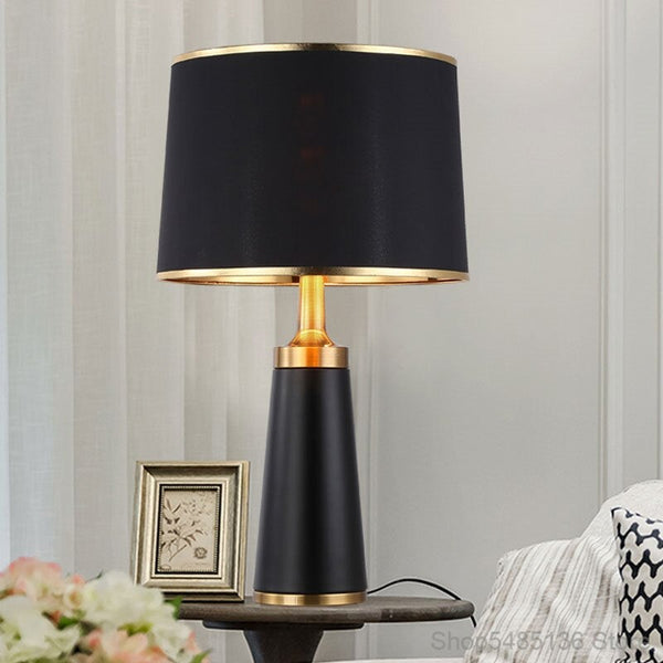 Luxury bedside table store lamps