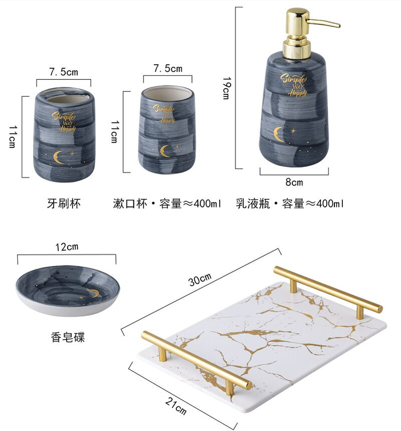 Emperador Marble Bathroom Decoration