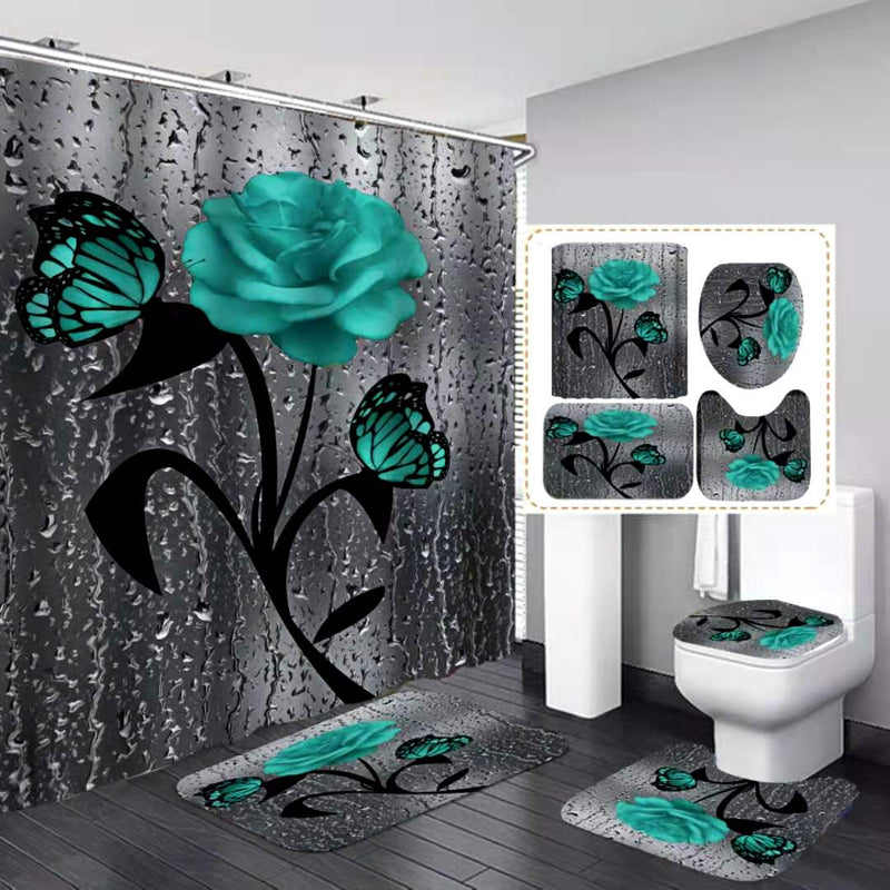 Tulip Shower Curtain set