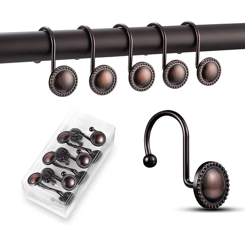 Bronze Shower Curtain Hooks