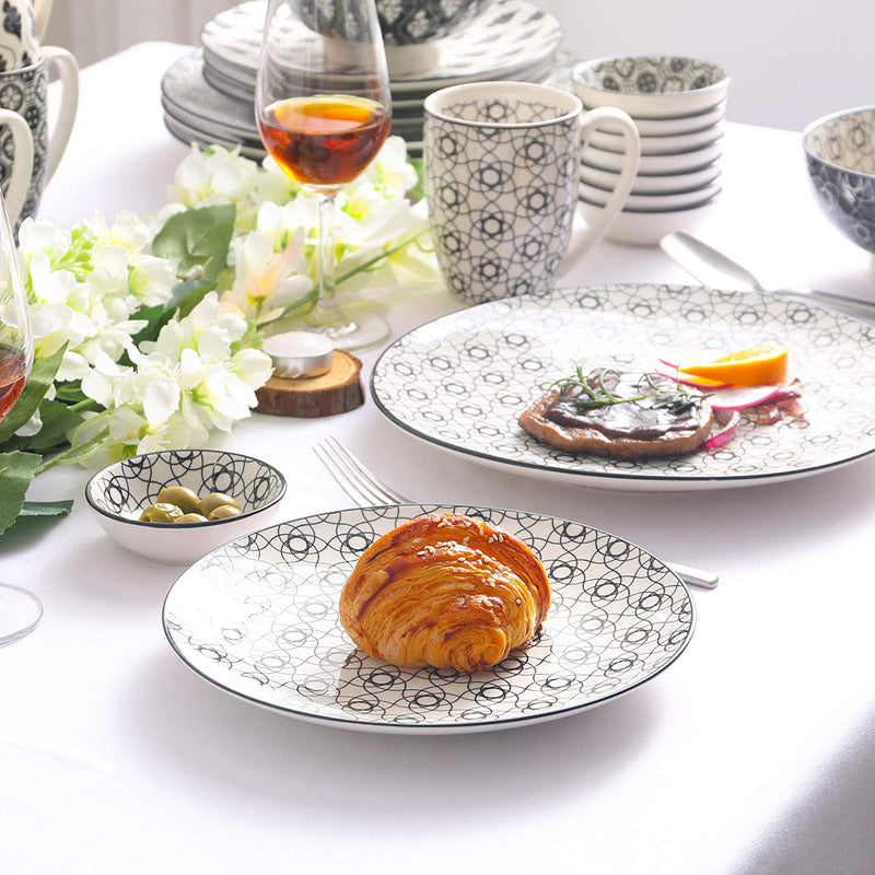 Euporie Porcelain Dinner Set