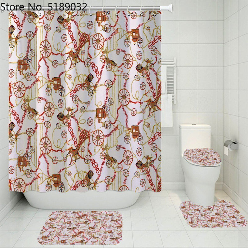 French touch Shower Curtain Set