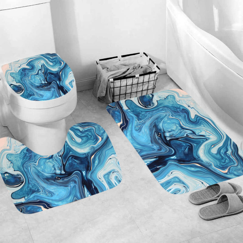 Noble Marble Shower Curtain Set