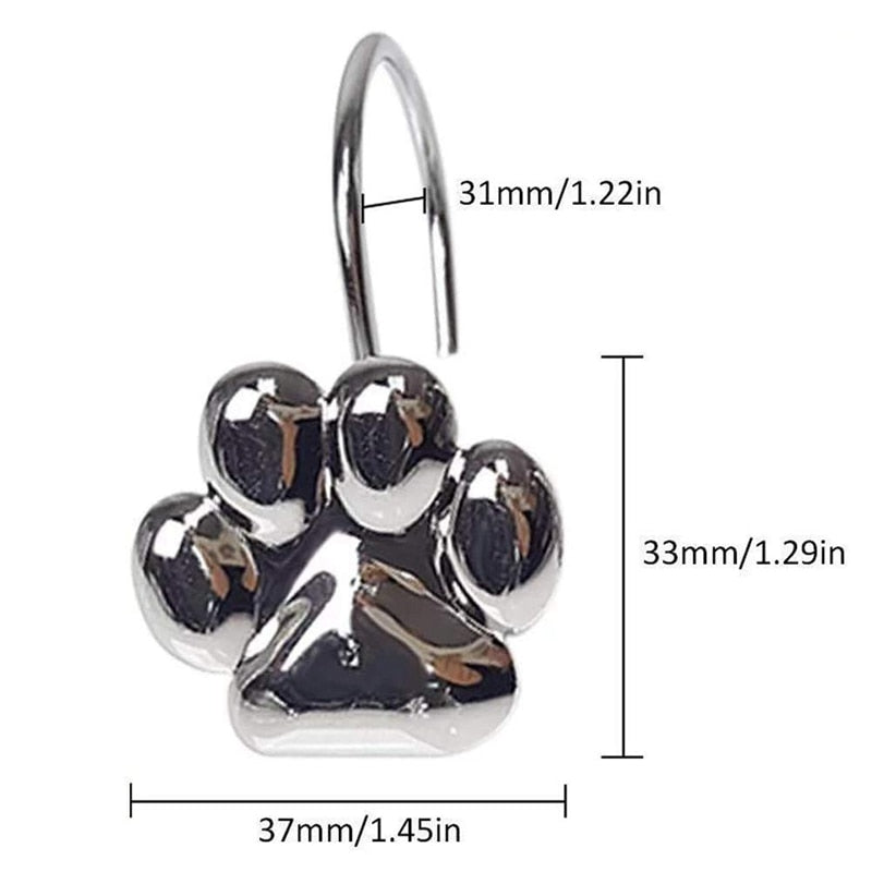 Panda Shower Curtain Hooks