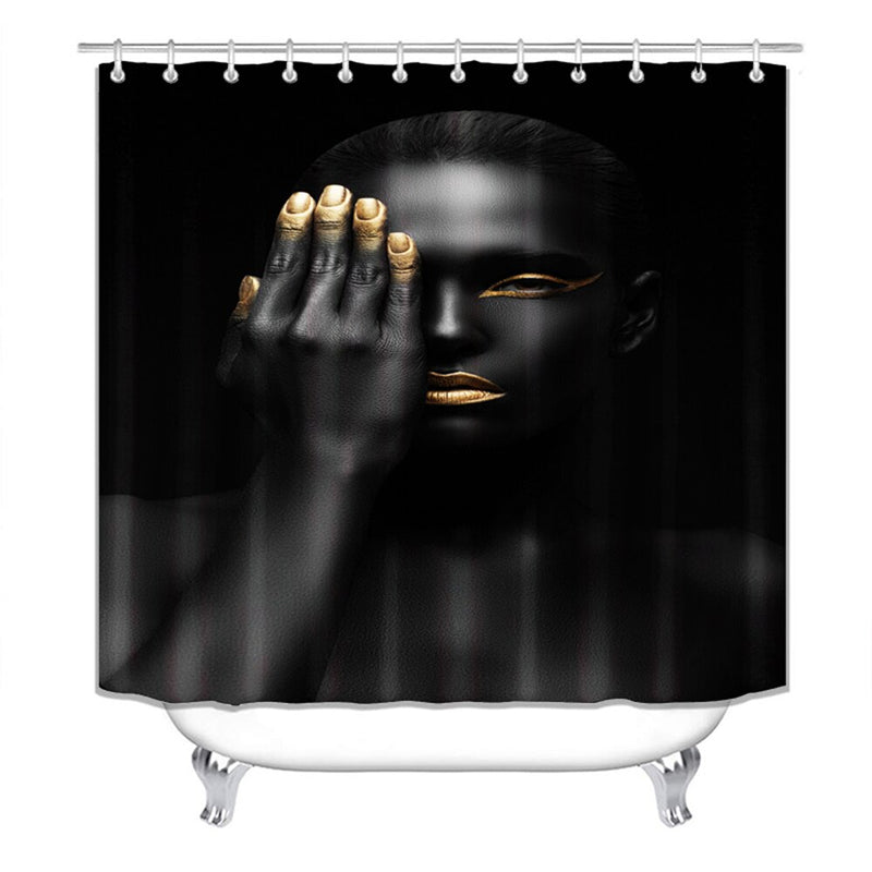 Liberian Girl Shower Curtains