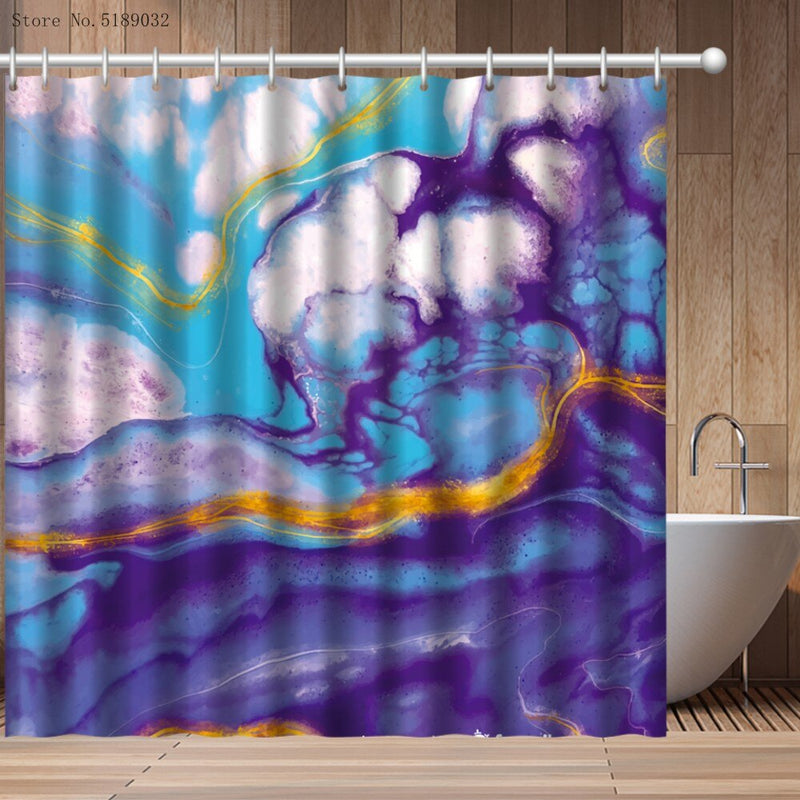 Candy Marble Shower Curtain