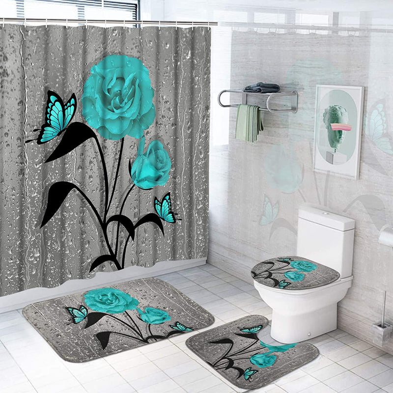 Tulip Shower Curtain set