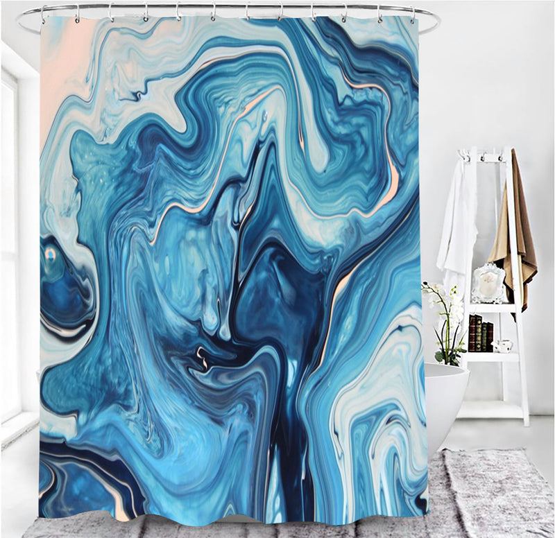 Noble Marble Shower Curtain Set