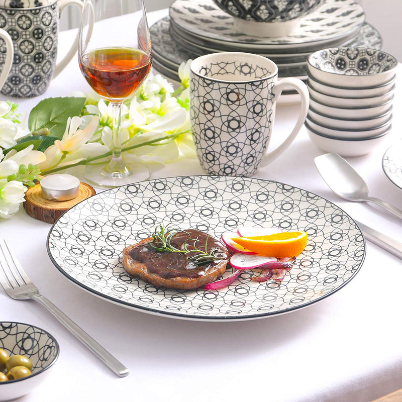 Euporie Porcelain Dinner Set