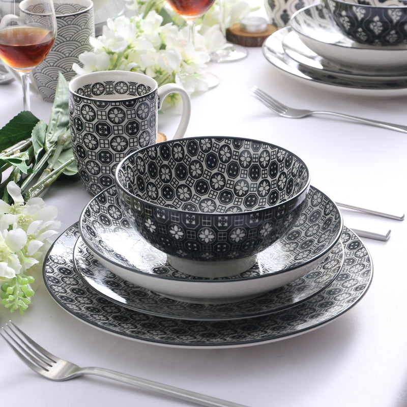 Euporie Porcelain Dinner Set