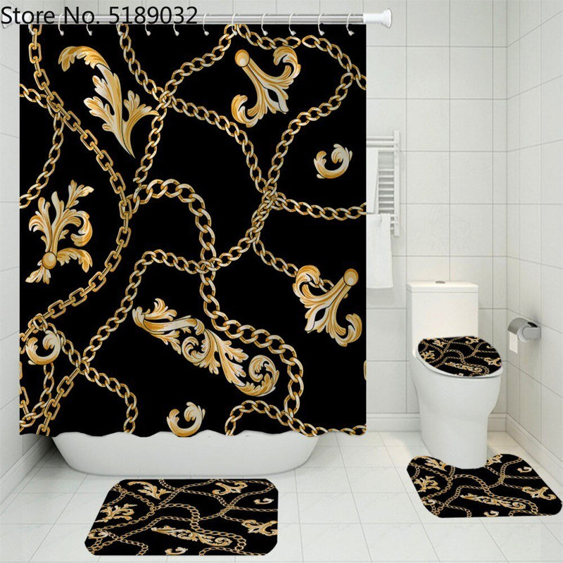 French touch Shower Curtain Set