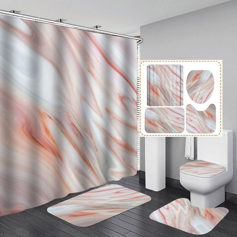 Noble Marble Shower Curtain Set