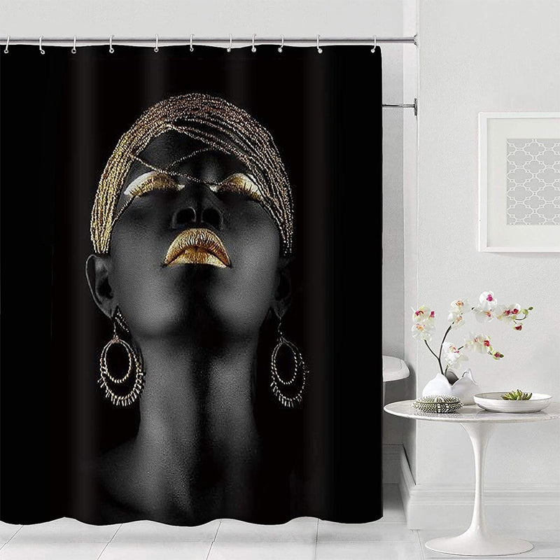 Liberian Girl Shower Curtains