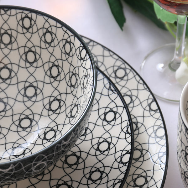 Euporie Porcelain Dinner Set