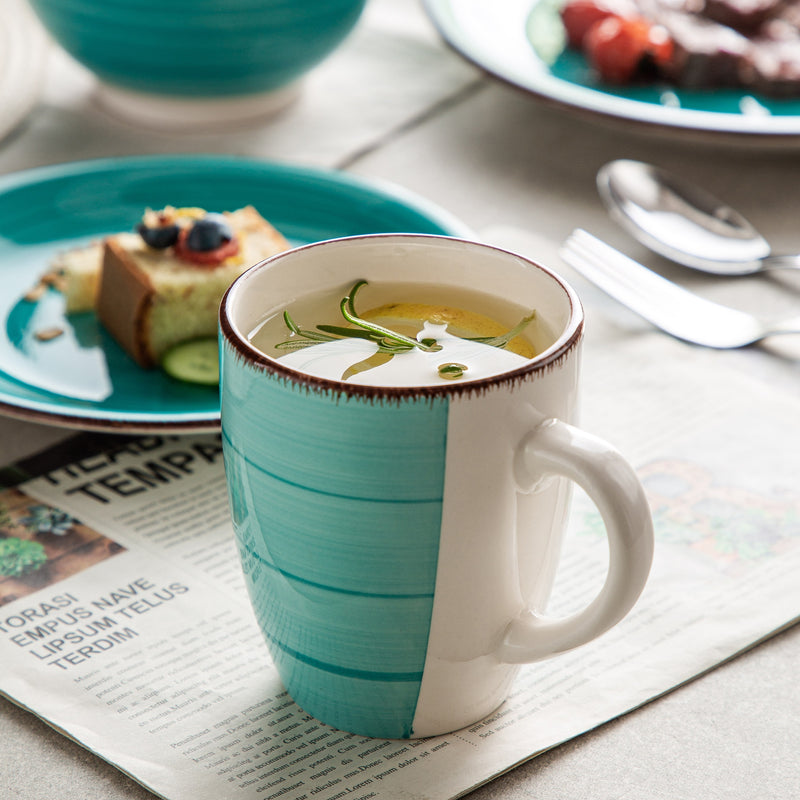 Aqua Porcelain Dinner Set